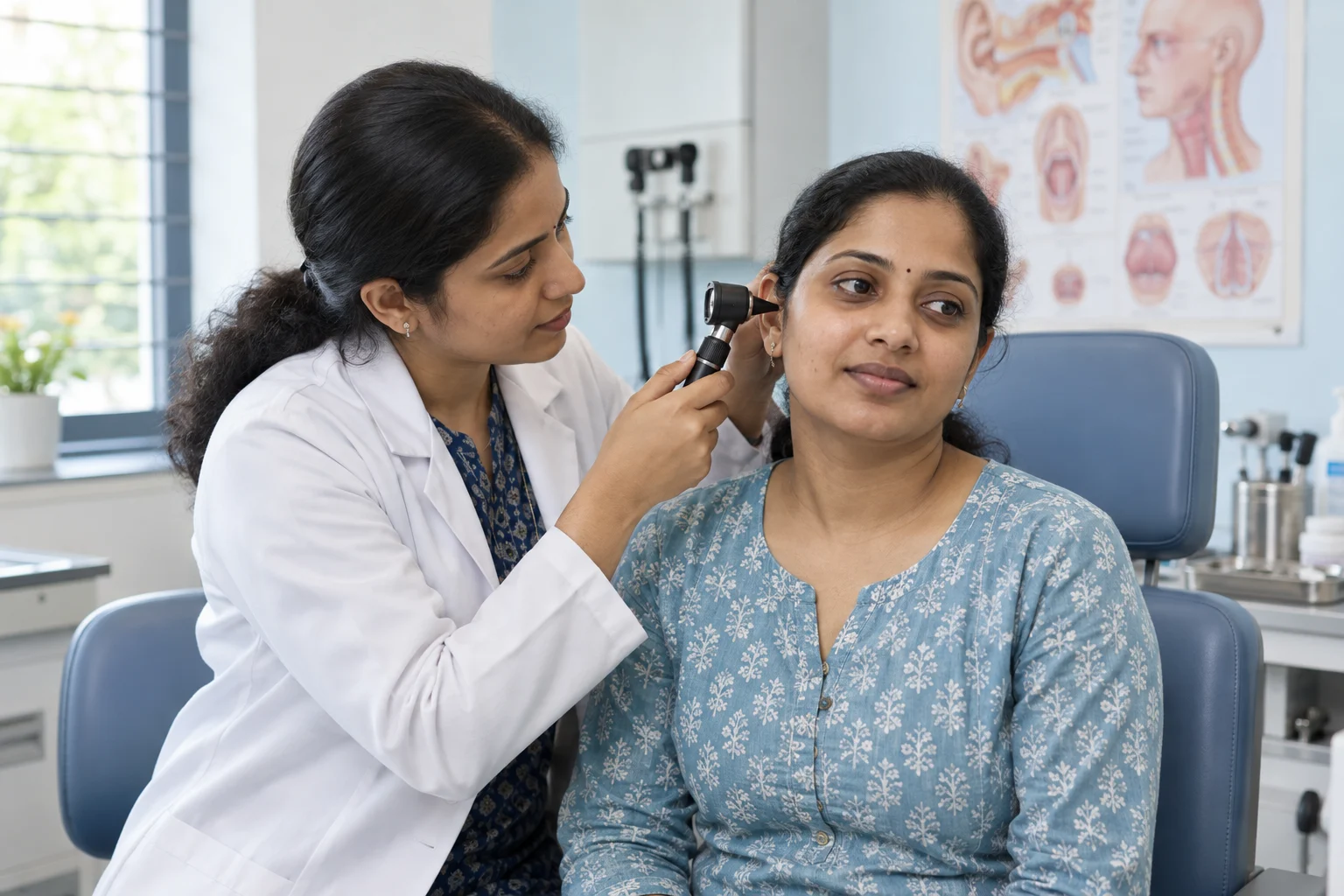 Ent service with Indian healthcare professionals — illustrative image