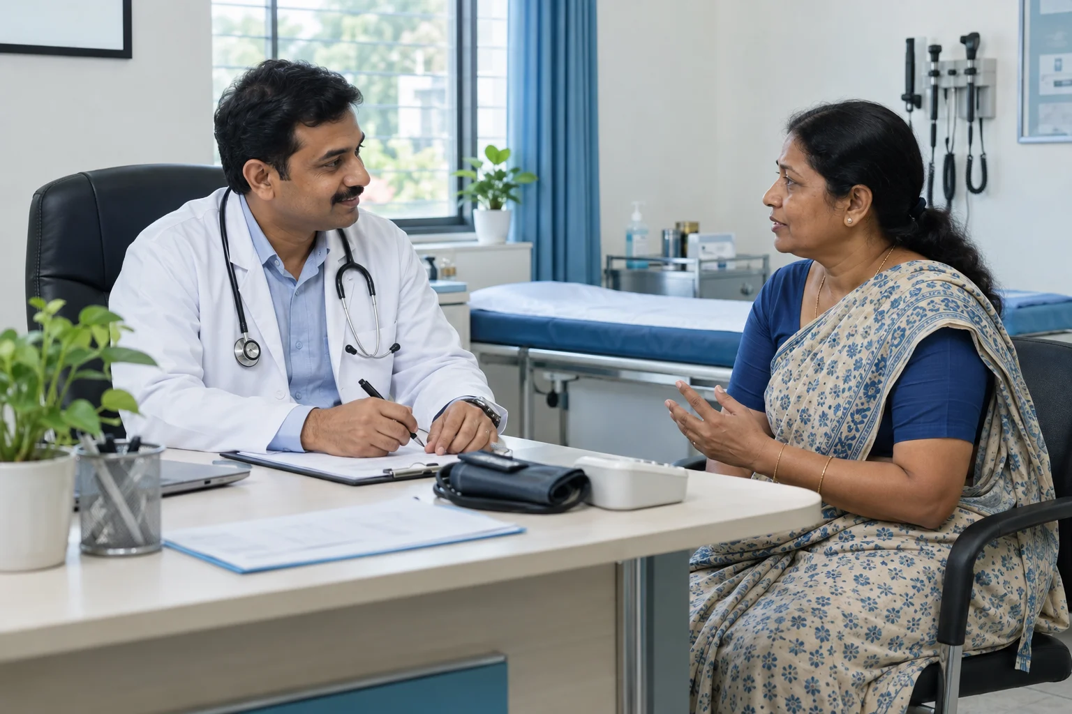 General Physician service with Indian healthcare professionals — illustrative image