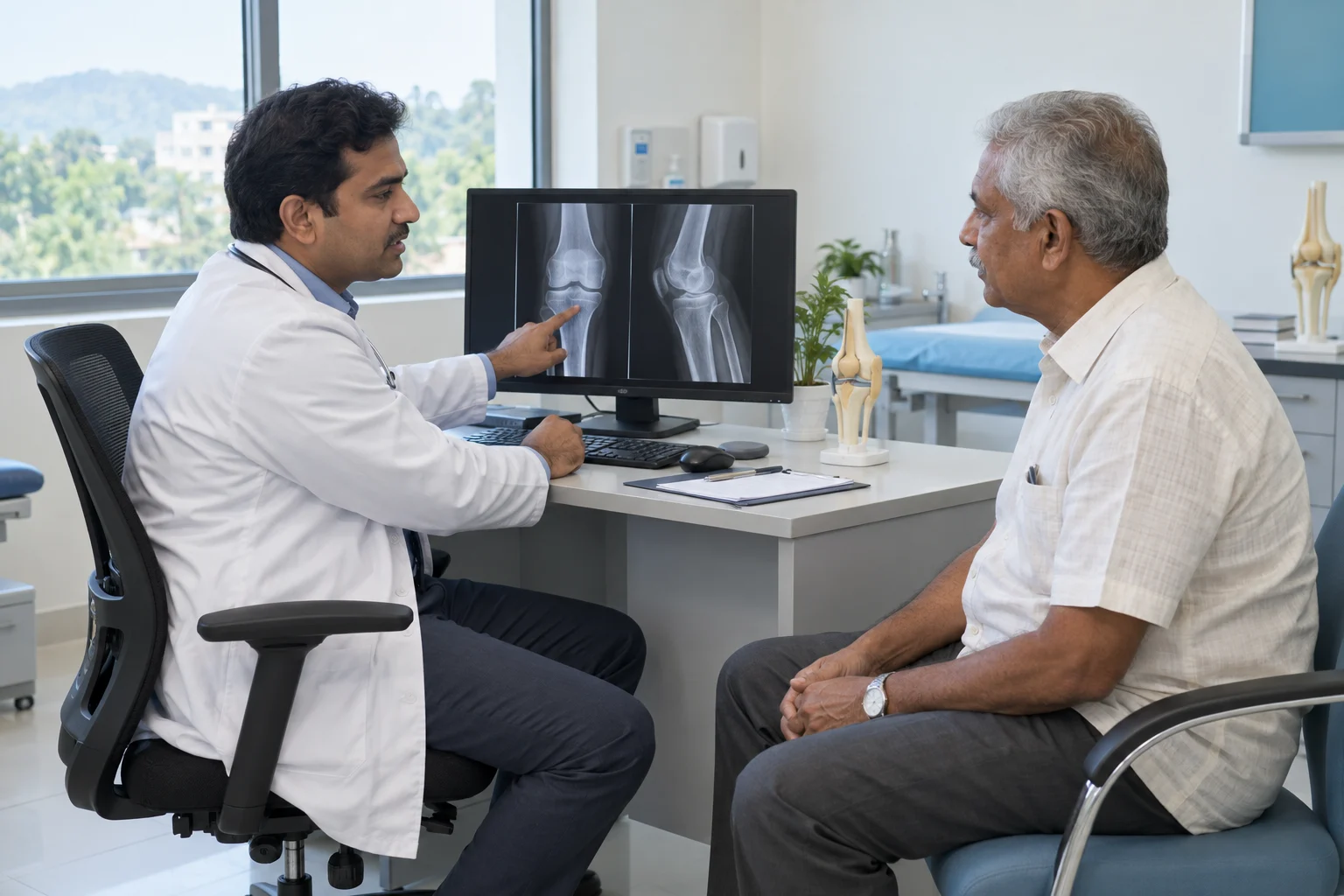 Orthopaedics service with Indian healthcare professionals — illustrative image